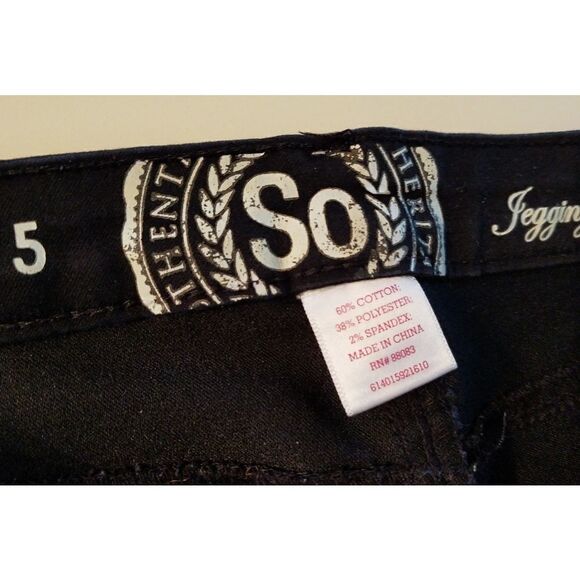 SO Black Jeggings  - Picture 4 of 8